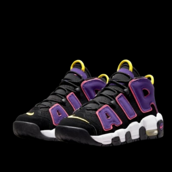 uptempo purple pink yellow